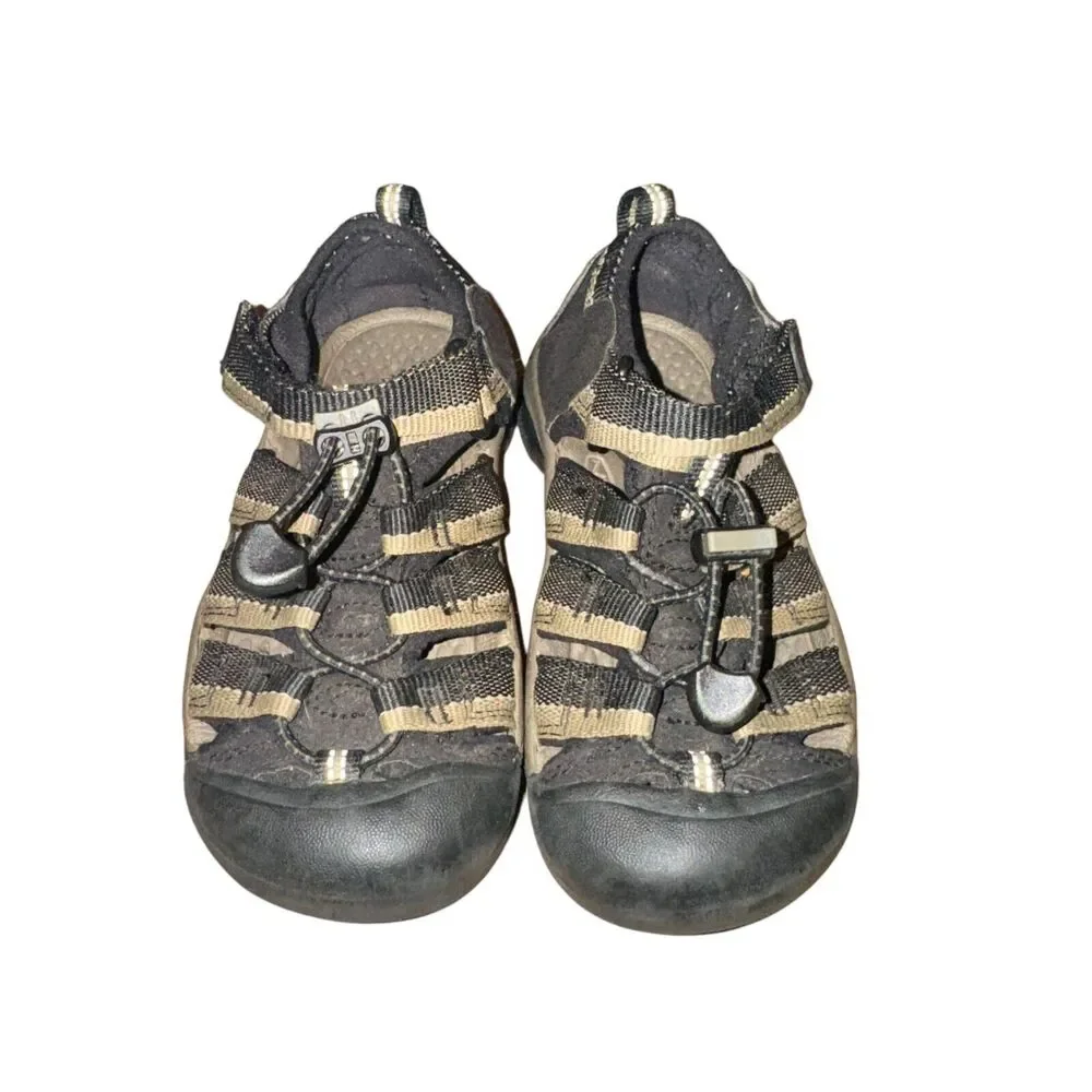 Keen Kids Newport H2 Sandals Boy's Size 13 Brown Adjustable Strap Water Sport